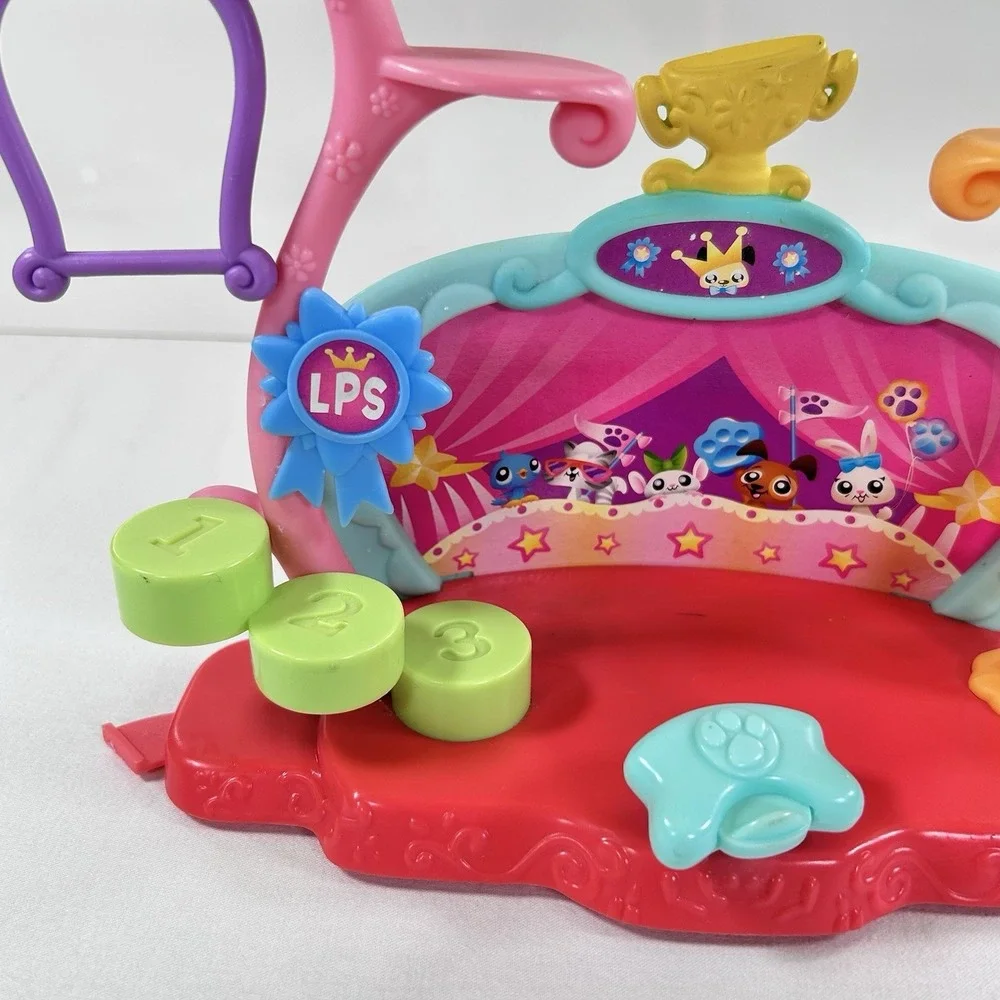 Littlest Pet Shop Tricks 'N Talents Show Playset Pretend Play CLEAN